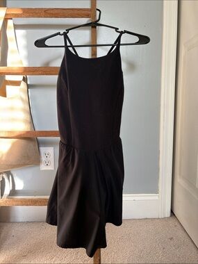 Target Black Athletic Shorts Romper